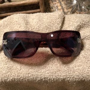Sun glasses for woman Brown plastic frames New
